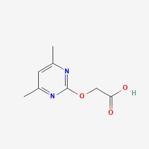 2-((4,6-Dimethylpyrimidin-2-yl)oxy)acetic acid