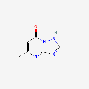 molecular formula C7H8N4O B3025241 2,5-dimethyl[1,2,4]triazolo[1,5-a]pyrimidin-7(4H)-one CAS No. 89852-99-3