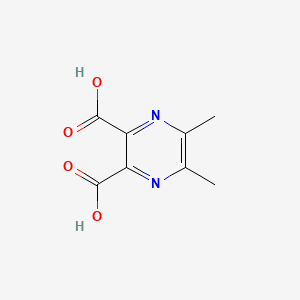 molecular formula C8H8N2O4 B3025259 5,6-二甲基吡嗪-2,3-二羧酸 CAS No. 41110-52-5