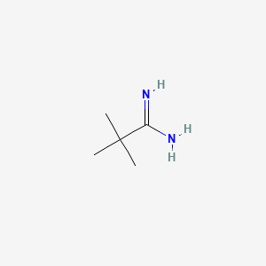 molecular formula C5H12N2 B3025261 2,2-Dimethylpropanimidamide CAS No. 59950-56-0