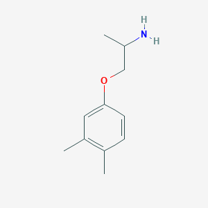 molecular formula C11H17NO B3025265 2-(3,4-Dimethyl-phenoxy)-1-methyl-ethylamine CAS No. 117322-90-4