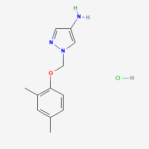 1-[(2,4-dimethylphenoxy)methyl]-1H-pyrazol-4-amine hydrochloride