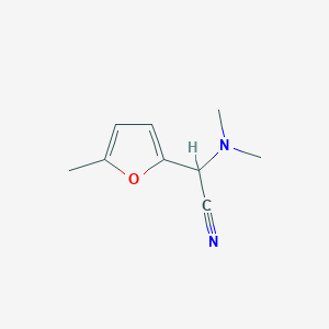 (Dimethylamino)(5-methyl-2-furyl)acetonitrile