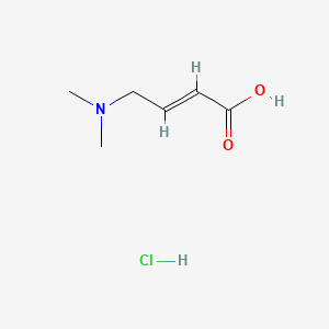 molecular formula C6H12ClNO2 B3025268 trans-4-Dimethylaminocrotonic acid hydrochloride CAS No. 98548-81-3
