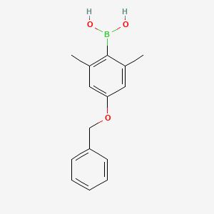 molecular formula C15H17BO3 B3025270 (4-(苯甲氧基)-2,6-二甲苯基)硼酸 CAS No. 865139-18-0