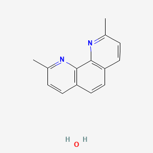 molecular formula C14H14N2O B3025274 2,9-二甲基-1,10-菲咯啉水合物 CAS No. 654054-57-6