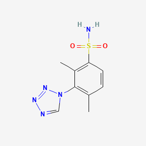 2,4-dimethyl-3-(1H-tetrazol-1-yl)benzenesulfonamide