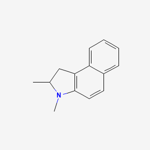 molecular formula C14H15N B3025284 2,3-Dimethyl-2,3-dihydro-1H-benzo[e]indole CAS No. 40174-39-8