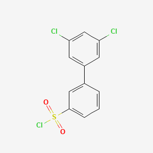 molecular formula C12H7Cl3O2S B3025300 3-(3,5-dichlorophenyl)benzenesulfonyl Chloride CAS No. 885950-92-5