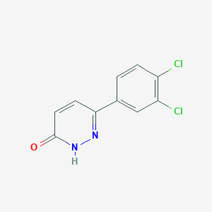 molecular formula C10H6Cl2N2O B3025304 6-(3,4-Dichlorophenyl)-3(2H)-pyridazinone CAS No. 55901-92-3