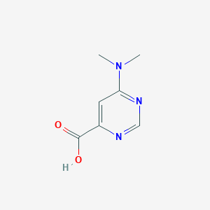 molecular formula C7H9N3O2 B3025312 6-(Dimethylamino)pyrimidine-4-carboxylic acid CAS No. 64224-63-1