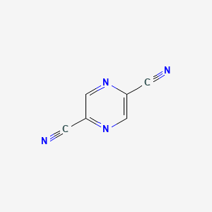 molecular formula C6H2N4 B3025320 Pyrazine-2,5-dicarbonitrile CAS No. 31722-48-2