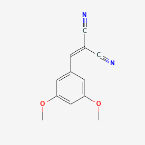 molecular formula C12H10N2O2 B3025323 (3,5-Dimethoxybenzylidene)propanedinitrile CAS No. 26495-19-2