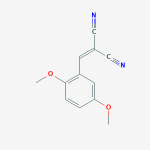 molecular formula C12H10N2O2 B3025324 (2,5-Dimethoxybenzylidene)propanedinitrile CAS No. 2972-75-0