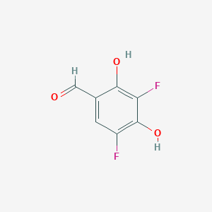 molecular formula C7H4F2O3 B3025327 3,5-Difluoro-2,4-dihydroxybenzaldehyde CAS No. 209541-27-5
