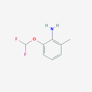 molecular formula C8H9F2NO B3025331 2-(Difluoromethoxy)-6-methylaniline CAS No. 139909-66-3