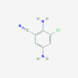 molecular formula C7H6ClN3 B3025334 2,5-Diamino-3-chlorobenzonitrile CAS No. 82997-64-6