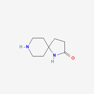 molecular formula C8H14N2O B3025341 1,8-Diazaspiro[4.5]decan-2-one CAS No. 1158749-93-9