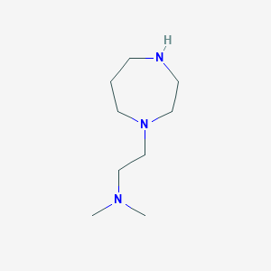 molecular formula C9H21N3 B3025342 [2-(1,4-二氮杂环己基-1-基)乙基]二甲胺 CAS No. 864350-82-3