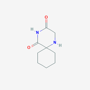 molecular formula C9H14N2O2 B3025343 1,4-Diazaspiro[5.5]undecane-3,5-dione CAS No. 5699-91-2