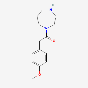 1-(1,4-Diazepan-1-yl)-2-(4-methoxyphenyl)ethan-1-one