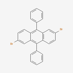 molecular formula C26H16Br2 B3025347 2,6-Dibromo-9,10-diphenylanthracene CAS No. 528609-98-5