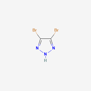 molecular formula C2HBr2N3 B3025349 4,5-Dibromo-1H-1,2,3-triazole CAS No. 22300-52-3
