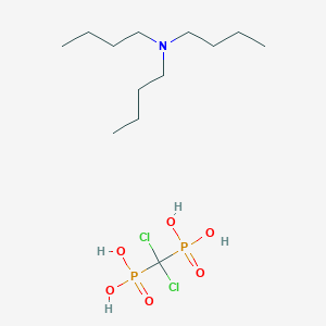 molecular formula C13H31Cl2NO6P2 B3025356 Tributylamine (dichloromethylene)bis(phosphonate) CAS No. 163706-61-4