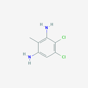 molecular formula C7H8Cl2N2 B3025357 4,5-Dichloro-2-methylbenzene-1,3-diamine CAS No. 1375068-66-8