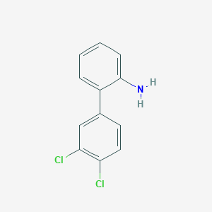 molecular formula C12H9Cl2N B3025362 [1,1'-联苯]-2-胺，3',4'-二氯- CAS No. 872121-80-7