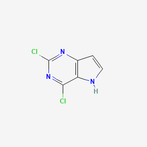 B3025364 2,4-Dichloro-5H-pyrrolo[3,2-d]pyrimidine CAS No. 1310680-17-1
