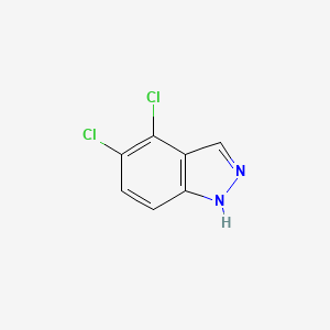 molecular formula C7H4Cl2N2 B3025365 4,5-dichloro-1H-indazole CAS No. 1020243-02-0