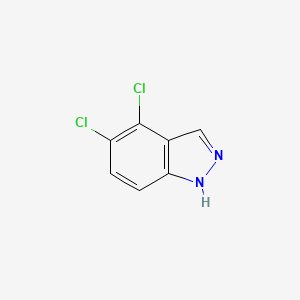 molecular formula C7H4Cl2N2 B3025365 4,5-二氯-1H-吲唑 CAS No. 1020243-02-0