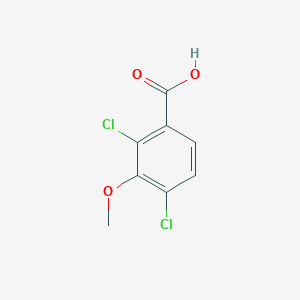molecular formula C8H6Cl2O3 B3025368 2,4-Dichloro-3-methoxybenzoic acid CAS No. 115382-33-7