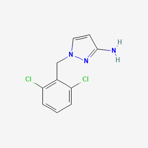 molecular formula C10H9Cl2N3 B3025383 1-(2,6-dichlorobenzyl)-1H-pyrazol-3-amine CAS No. 1002033-43-3