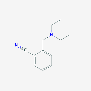 molecular formula C12H16N2 B3025393 2-[(Diethylamino)methyl]benzonitrile CAS No. 867330-04-9