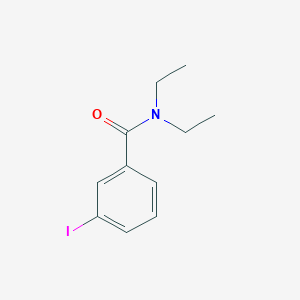 molecular formula C11H14INO B3025396 N,N-二乙基-3-碘苯甲酰胺 CAS No. 15930-60-6