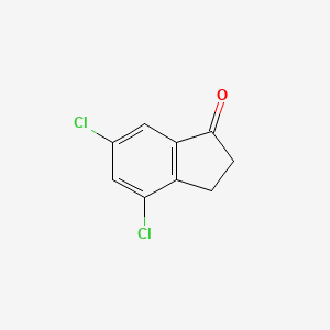 molecular formula C9H6Cl2O B3025400 4,6-Dichloro-1-indanone CAS No. 52397-81-6