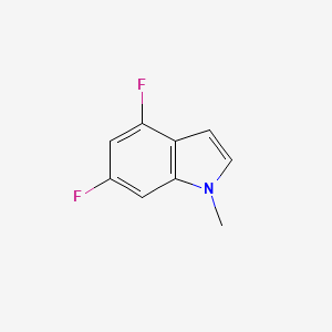 molecular formula C9H7F2N B3025404 4,6-Difluoro-1-methyl-1h-indole CAS No. 1106112-57-5