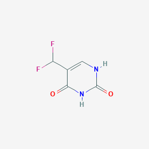 molecular formula C5H4F2N2O2 B3025413 5-(Difluoromethyl)pyrimidine-2,4(1h,3h)-dione CAS No. 670-19-9