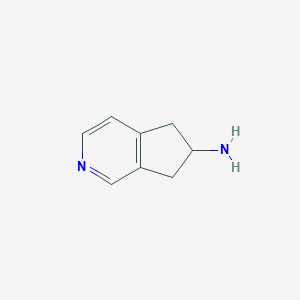 molecular formula C8H10N2 B3025419 6,7-dihydro-5H-cyclopenta[c]pyridin-6-amine CAS No. 1314975-12-6