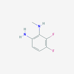 molecular formula C7H8F2N2 B3025428 5,6-Difluoro-1-N-methylbenzene-1,2-diamine CAS No. 1248508-73-7