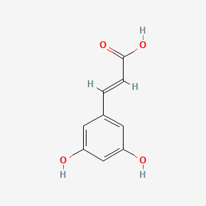 molecular formula C9H8O4 B3025443 3,5-二羟基肉桂酸 CAS No. 127791-54-2