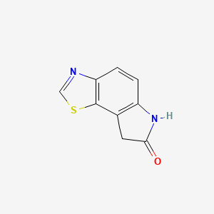molecular formula C9H6N2OS B3025445 6H-thiazolo[5,4-e]indol-7(8H)-one CAS No. 222036-27-3