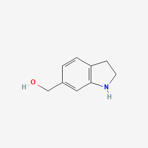 molecular formula C9H11NO B3025448 2,3-二氢-1H-吲哚-6-基甲醇 CAS No. 1314908-30-9