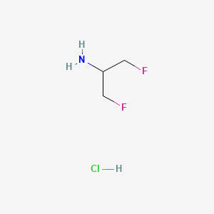 molecular formula C3H8ClF2N B3025455 1,3-二氟丙烷-2-胺盐酸盐 CAS No. 760-25-8