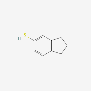 molecular formula C9H10S B3025458 2,3-dihydro-1H-indene-5-thiol CAS No. 55119-14-7