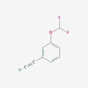 molecular formula C9H6F2O B3025460 3-(二氟甲氧基)苯乙炔 CAS No. 519059-03-1