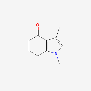 molecular formula C10H13NO B3025475 1,3-二甲基-1,5,6,7-四氢-4H-吲哚-4-酮 CAS No. 14006-84-9