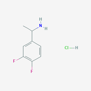 molecular formula C8H10ClF2N B3025479 1-(3,4-Difluorophenyl)ethan-1-amine hydrochloride CAS No. 321318-19-8